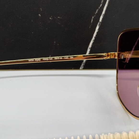 NEW VERSACE VE2282 1002/AK WOMEN SUNGLASSES GOLD/PINK VE2282 1002AK EYEWEAR